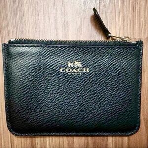 AUTHENTIC COACH Crossgrain Coin Key Pouch